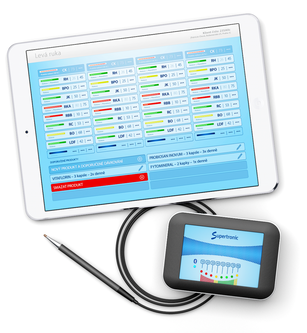EAV - energetická diagnostika